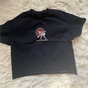 Empyre Clownin Around Black Crop T-Shirt small women’s shirt